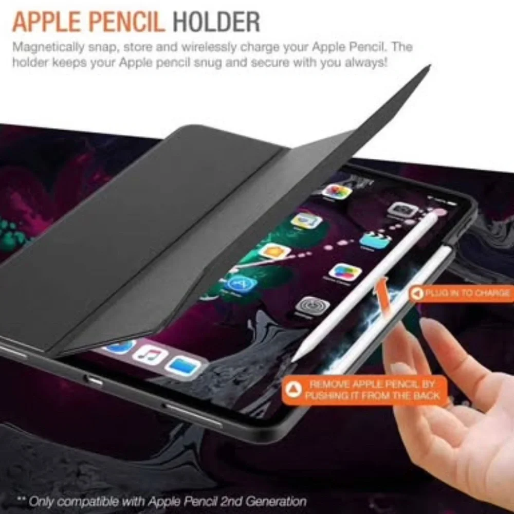 Trianium iPad Pro 12.9 Inch Case, Compatible iPad 12.9 2018